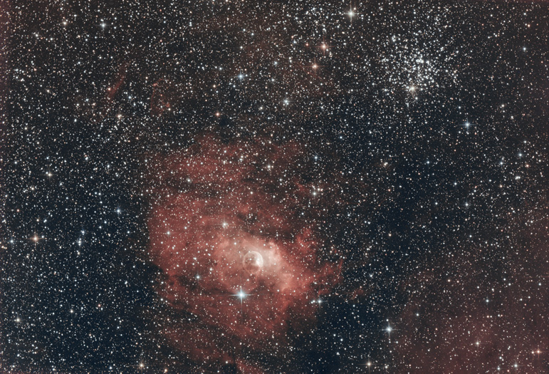 astrofotografia astrofarm nebulosa bolla alessio di cicco